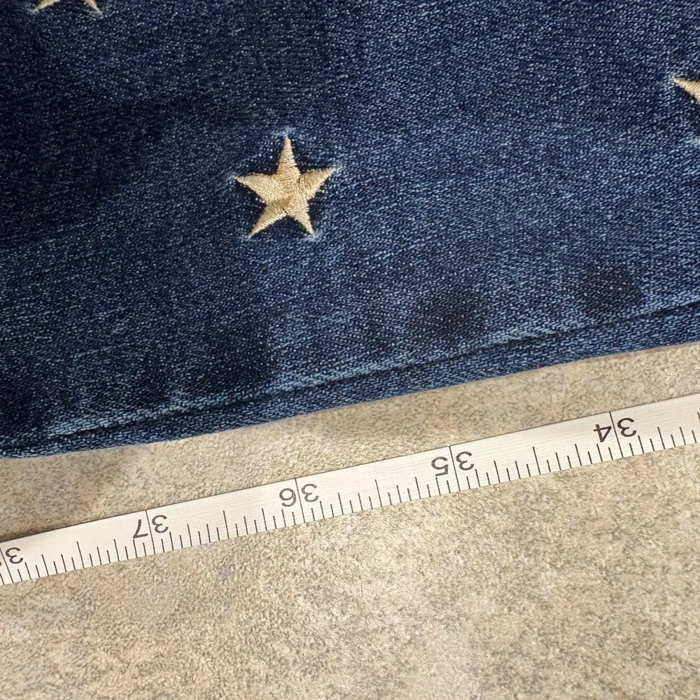 Judy Blue Skinny Blue Jeans with Star Pattern - Picture 11 of 11